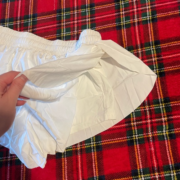 White Athletic Shorts - Picture 6 of 7